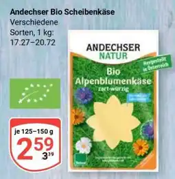 Globus Andechser Bio Scheibenkäse Angebot