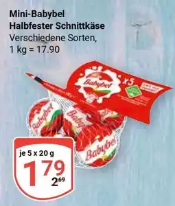 Globus Mini Babybel, halbfester Schnittkäse Angebot