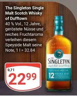 Globus The Singleton Single Malt Scotch Whisky of Dufftown Angebot
