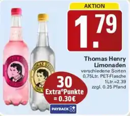 WEZ Thomas Henry Limonaden Angebot