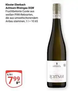 Globus Kloster Eberbach Achtsam Rheingau DQW Angebot