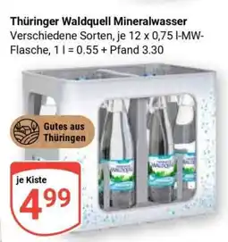 Globus Thüringer Waldquell Mineralwasser Angebot