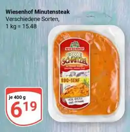 Globus Wiesenhof Minutensteak Angebot