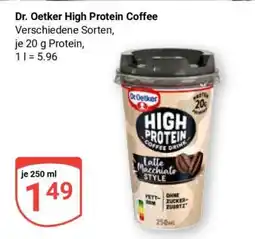 Globus Dr. Oetker High Protein Coffee Angebot