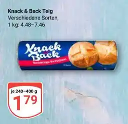 Globus Knack & Back Teig Angebot