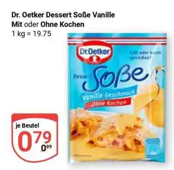 Globus Dr. Oetker Dessert Soße Vanille Mit oder Ohne Kochen Angebot