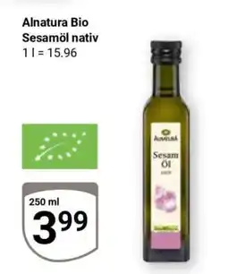 Globus Alnatura Bio Sesamöl nativ Angebot