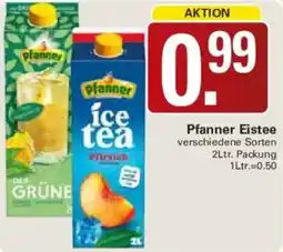 WEZ Pfanner Eistee Angebot