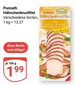Globus Ponnath Hähnchenbrustfilet Angebot
