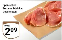 Globus Spanischer Serrano-Schinken Angebot