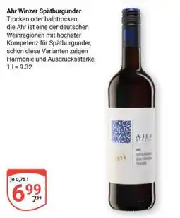Globus Ahr Winzer Spätburgunder Angebot