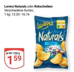 Globus Lorenz Naturals oder Rohscheiben Angebot