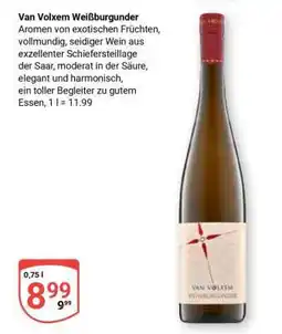 Globus Van Volxem Weißburgunder Angebot