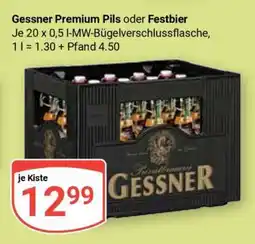 Globus Gessner Premium Pils oder Festbier Angebot