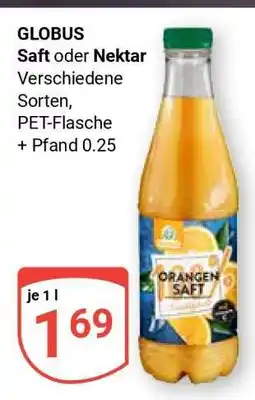 Globus GLOBUS Saft oder Nektar Angebot