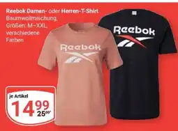 Globus Reebok Damen- oder Herren-T-Shirt Angebot