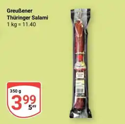 Globus Greußener Thüringer Salami Angebot