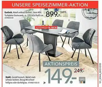 Schaffrath Esstisch Stuhl Angebot