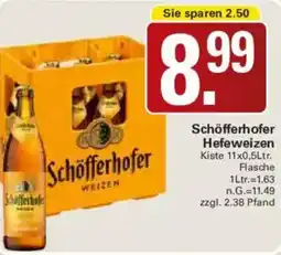 WEZ Schöfferhofer Hefeweizen Angebot