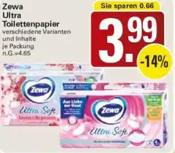 WEZ Zewa Ultra Toilettenpapier Angebot