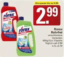 WEZ Rorax Rohrfrei Angebot