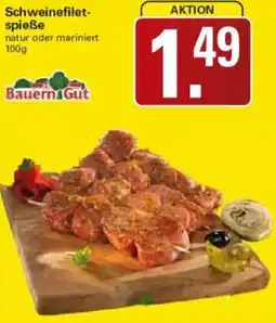 WEZ Bauern Gut Schweinefiletspieße Angebot