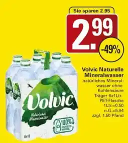 WEZ Volvic Naturelle Mineralwasser Angebot