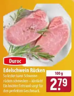 Famila Nord Ost Duroc Edelschwein Rücken Angebot