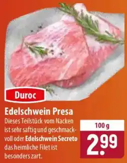 Famila Nord Ost Duroc Edelschwein Presa Angebot