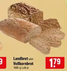 Famila Nord Ost Landbrot oder Vollkornbrot Angebot