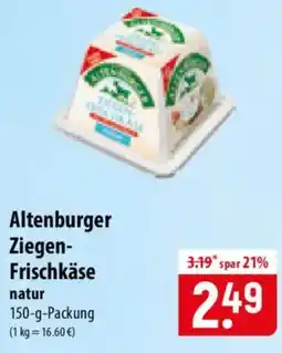 Famila Nord Ost Altenburger Ziegen Frischkäse Angebot