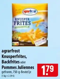 Famila Nord Ost agrarfrost Knusperfrites, Backfrites oder Pommes Juliennes Angebot