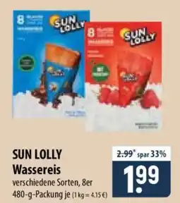 Famila Nord Ost SUN LOLLY Wassereis Angebot