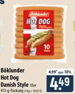 Famila Nord Ost Böklunder Hot Dog Danish Style Angebot