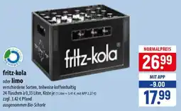 Famila Nord Ost fritz-kola oder limo Angebot