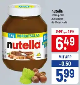 Famila Nord Ost nutella Angebot