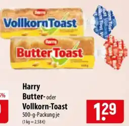 Famila Nord Ost Harry Butter- oder Vollkorn-Toast Angebot