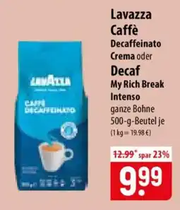 Famila Nord Ost Lavazza Caffè oder Decaf Angebot