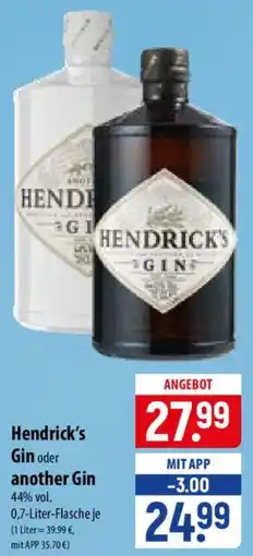 Famila Nord Ost Hendrick's Gin oder another Gin Angebot