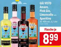 Famila Nord Ost GIÀ VISTO Amaro, Pink Gin, Limoncello oder Aperitivo Angebot