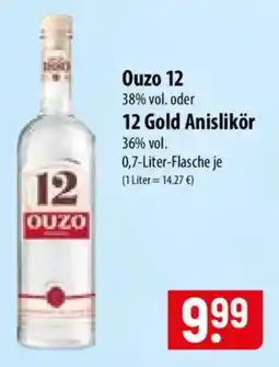 Famila Nord Ost Ouzo 12 oder 12 Gold Anislikör Angebot