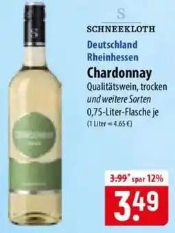 Famila Nord Ost Schneekloth chardonnay Angebot