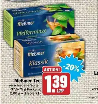 dodenhof Meßmer Tee Angebot