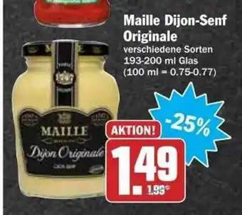 dodenhof Maille Dijon-senf Originale Angebot