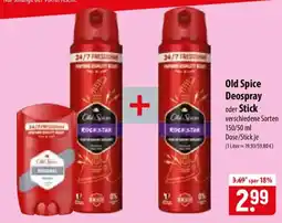 Famila Nord Ost Old Spice Deospray oder Stick Angebot