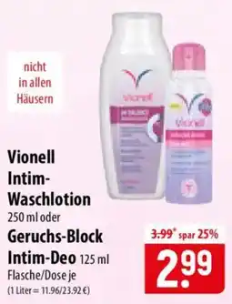 Famila Nord Ost Vionell Intim Waschlotion oder Geruchs-Block Intim-Deo Angebot