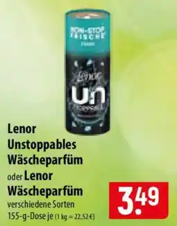 Famila Nord Ost Lenor Unstoppables Wäscheparfüm oder Lenor Wäscheparfüm Angebot