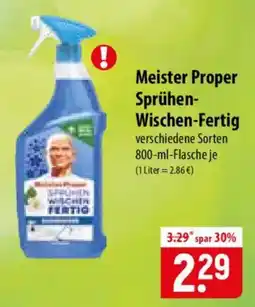 Famila Nord Ost Meister Proper Sprühen Wischen-Fertig Angebot