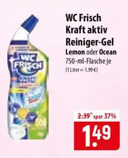 Famila Nord Ost WC Frisch Kraft aktiv Reiniger-Gel Angebot