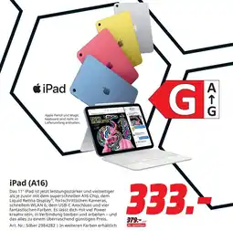 MediaMarkt Apple ipad (a16) Angebot